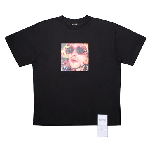 Oversize label t-shirt black/nirvana