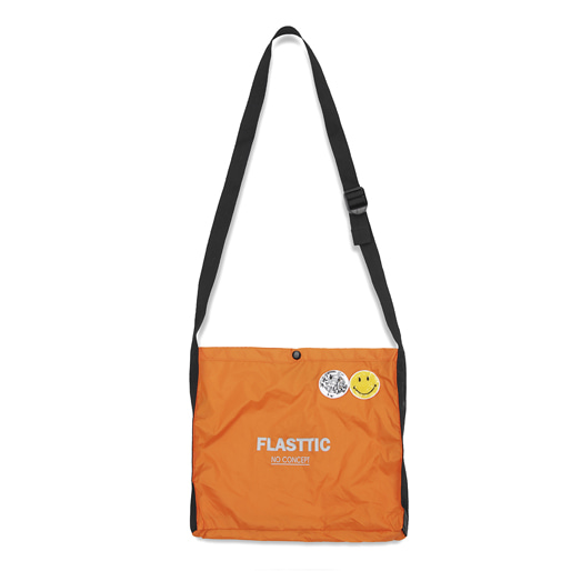 flasttic mini cross bag/orange